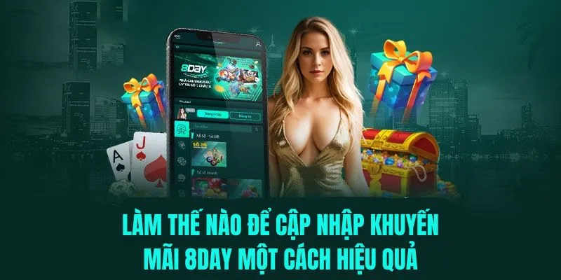 Hướng dẫn cập nhật thông tin khuyến mãi 8DAY một cách tối ưu